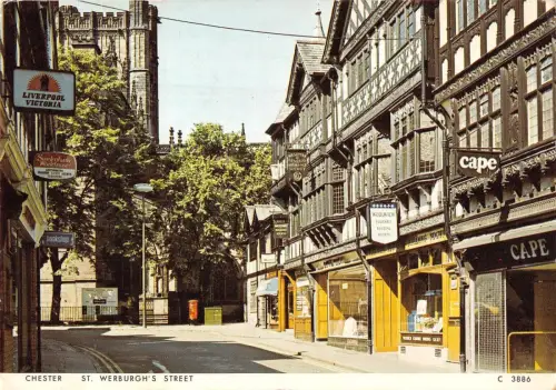 B101884 chester st werburgh s street uk