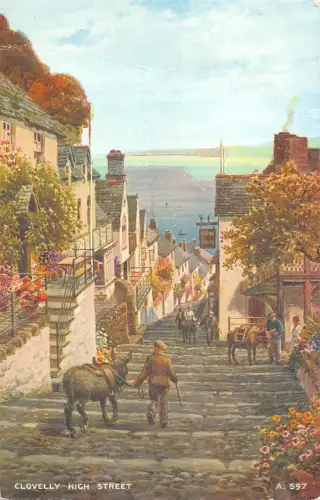 uk4680 clovelly high street uk