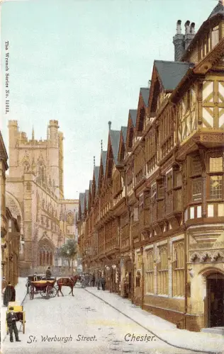 BR94742 st werburgh street chester chariot uk