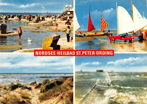 BT14303 Nordsee Heilbad St Peter Ording Schiffsbateaux Germany
