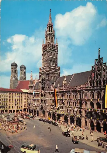 BT15322 München Rathaus und Betrugskirche Germany