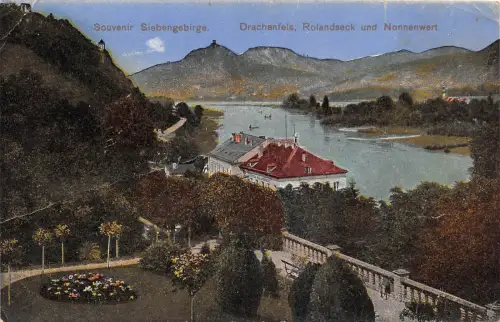 BG26580 siebengebirge drachenfels rolandseck und nichtnenwert germany