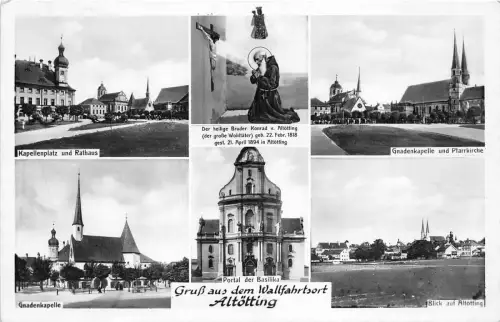 BG25383 gruss aus dem wallfahrtsort altotting germany