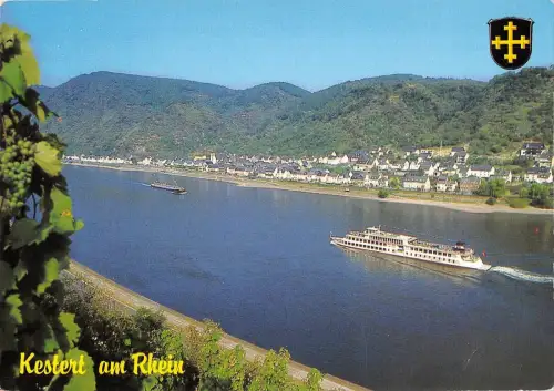 BT10989 Kestert am Rhein Schiffsbateaux Germany