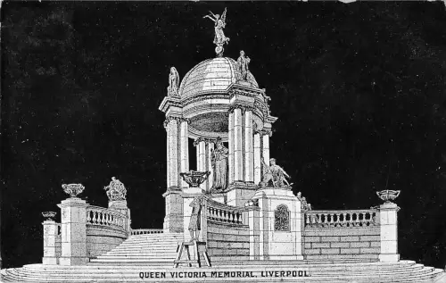 BR69926 Queen Victoria Memorial Liverpool UK