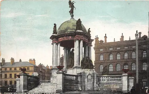 br107913 queen victoria memorial liverpool uk