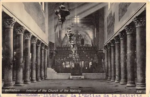 BR72690 Innenraum der Geburtskirche Bethlehem Israel