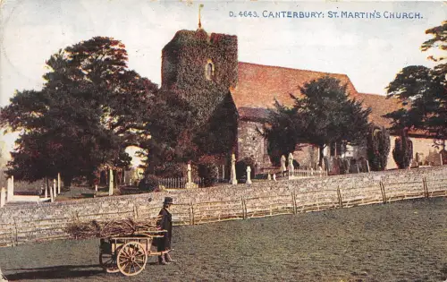 BR58406 St Martin S Church Canterbury Kartentypen Folklore UK