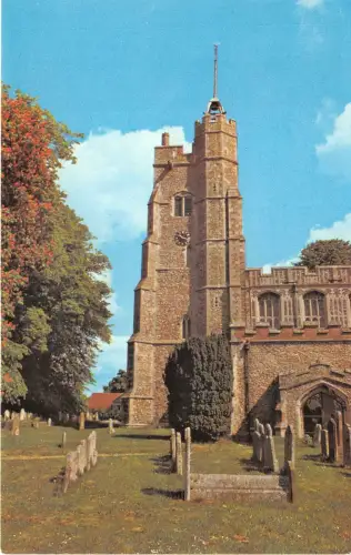 br108929 st marys church cavendish suffolk uk