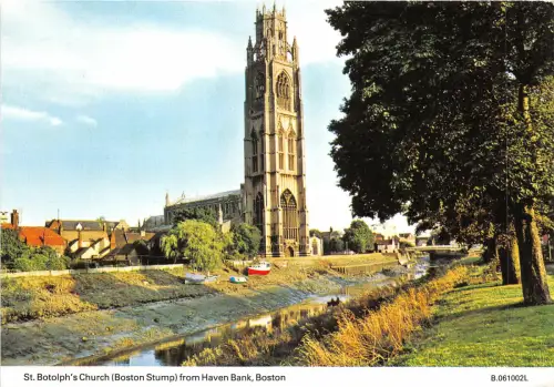Lot238 uk st botolph s church boston stump from haven bank lincolnshire