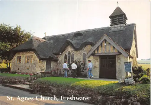 uk50013 st agnes church freshwater isle of wight uk