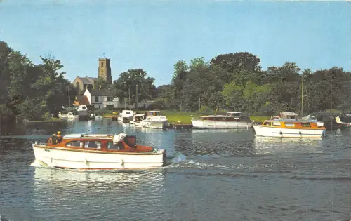 uk51581 ranworth broad and st helens church norfolk uk