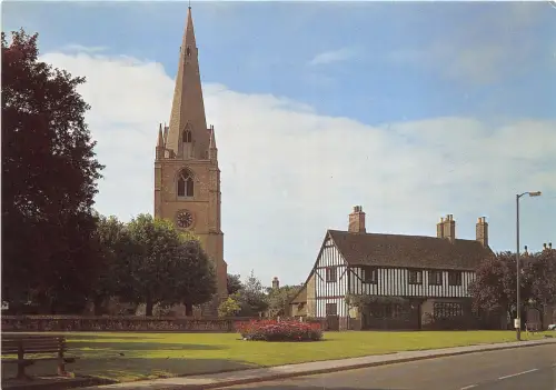 uk49359 st marys church and cromwells house ely cambridgeshire uk