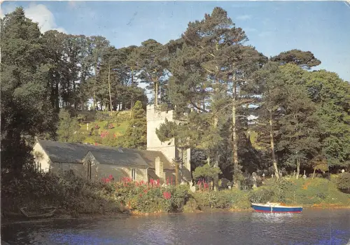 uk46550 st just in roseland church cornwall uk