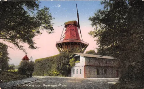 BG26135 potsdam sanssouci historische muhle windmühle germany