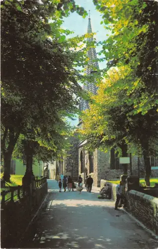 B88167 Crooked Spire St Peter S Church Barnstaple UK 14x9cm