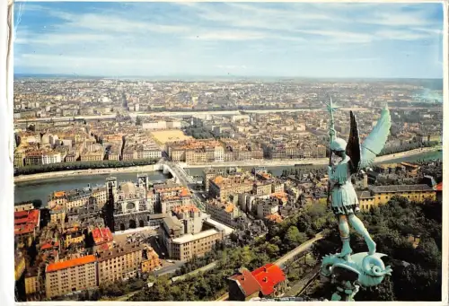 BT7690 Lyon la ville vue de Fourviere France