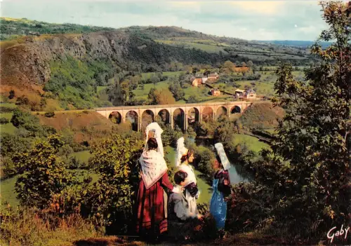 BR54505 Folklore la normandie viaduc et rochers des parcs a clecy Pont d france