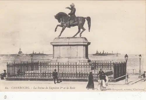 bg24325 cherbourg la statue de napoleon france PCA