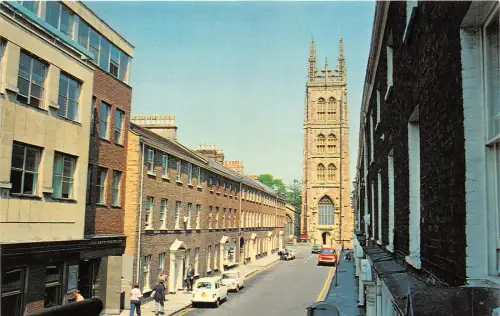 uk52590 st mary magdalene church taunton real photo uk
