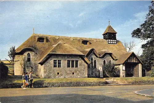 uk44405 tatch church freshwater isle of wight uk