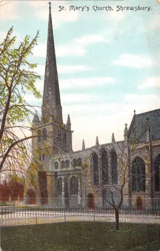 uk31538 st marys church shrewsbury uk