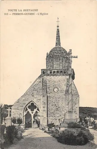 B105980 Frankreich Toute la Bretagne Perros Guirec L'Eglise Kirche