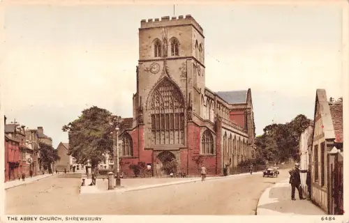 uk783 the abbey church shrewsbury uk