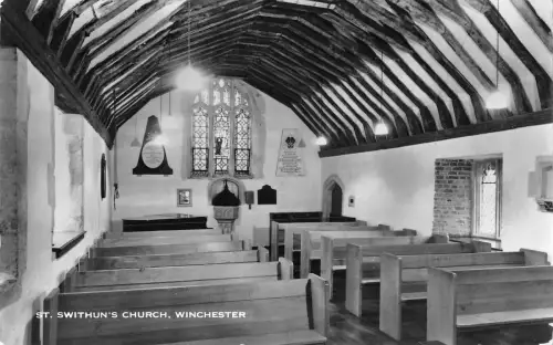 uk911 st swithuns church winchester real photo uk