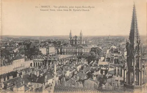 B105618 Frankreich Nancy Gesamtansicht, entnommen aus der Kirche St. Epvre