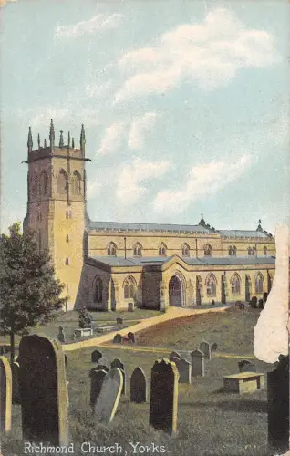 uk124 richmond church yorks uk