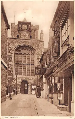 uk311 st marys church rye real photo uk