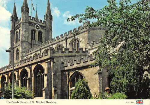 uk34592 parish church of st nicholas newbury uk