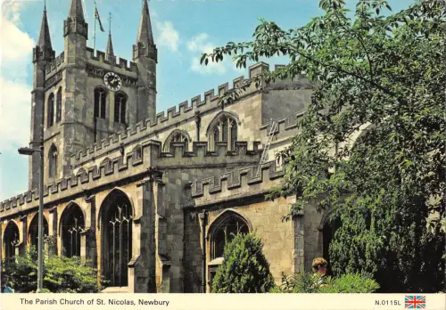 uk34928 parish church of st nicholas newbury uk