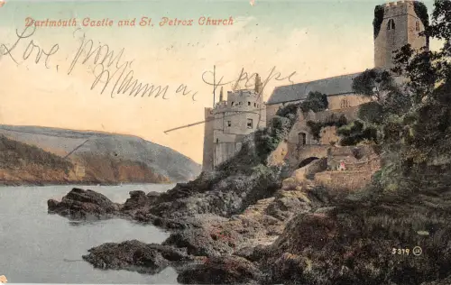 uk21242 dartmouth castle and st petrox church uk