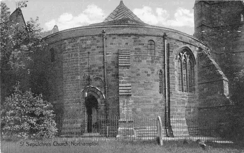 uk23220 st sepulchres church northampontn real photo uk