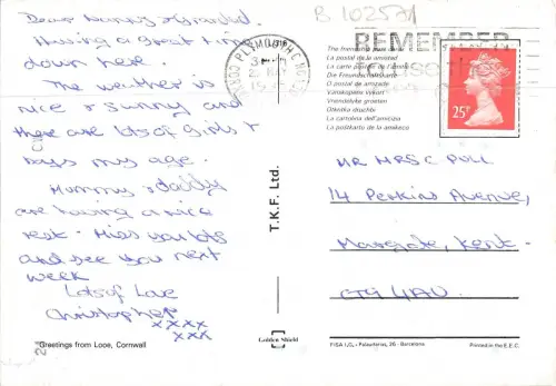 B102571 looe cornwall uk