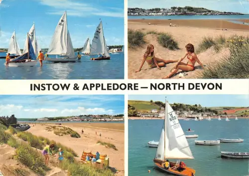 BR83419 instow and appledore north devon ship bateaux uk