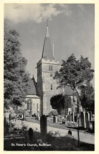 uk28067 st peters church burnham real photo uk