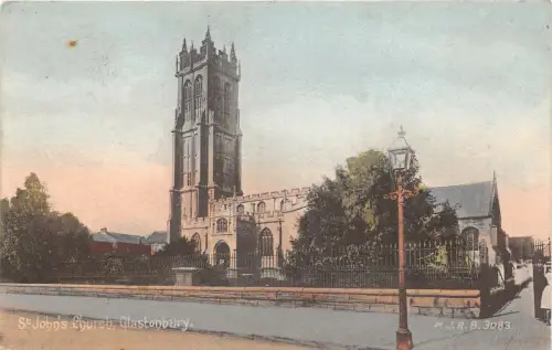 br108993 st johns church glastonbury uk