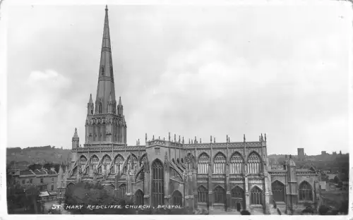 BR67768 Echtfoto St Mary Redcliffe Kirche Bristol UK