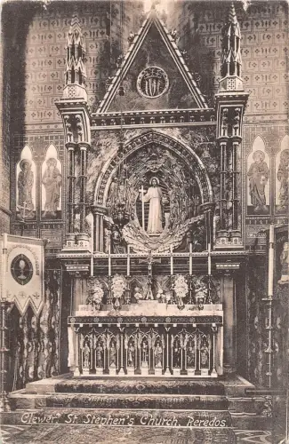 BR67767 clewer st st stephen s church reredos uk