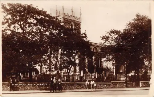 BR93511 St Nicholas Kirche Hornsea Echtfoto UK