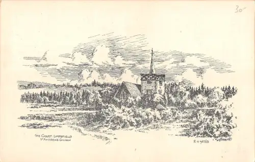 BR78729 die Karte Limpsfield St Andrews Kirche Postkarte UK