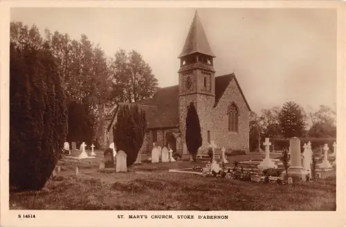 BR70140 st mary s church stoke d abernon uk