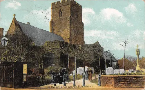 uk16926 st marys parish church folkestone uk