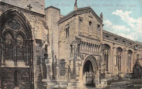 uk28539 south porch st nicholas church kings lynn uk