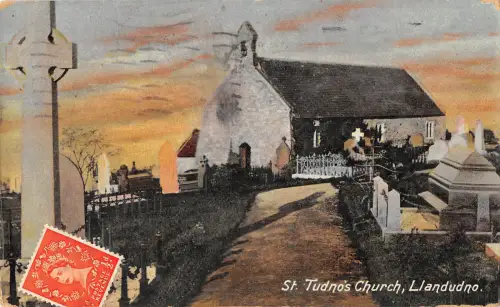 uk14690 st tudnos church llandudno wales uk