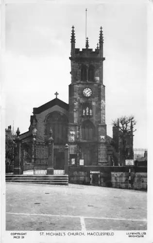 BR59191 St Michael Church Macclesfield UK Echtfoto