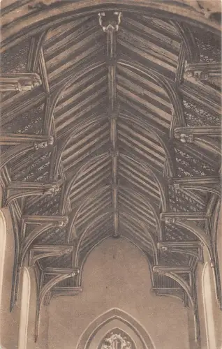 uk13499 Kirche Dach Trunch Echtfoto UK